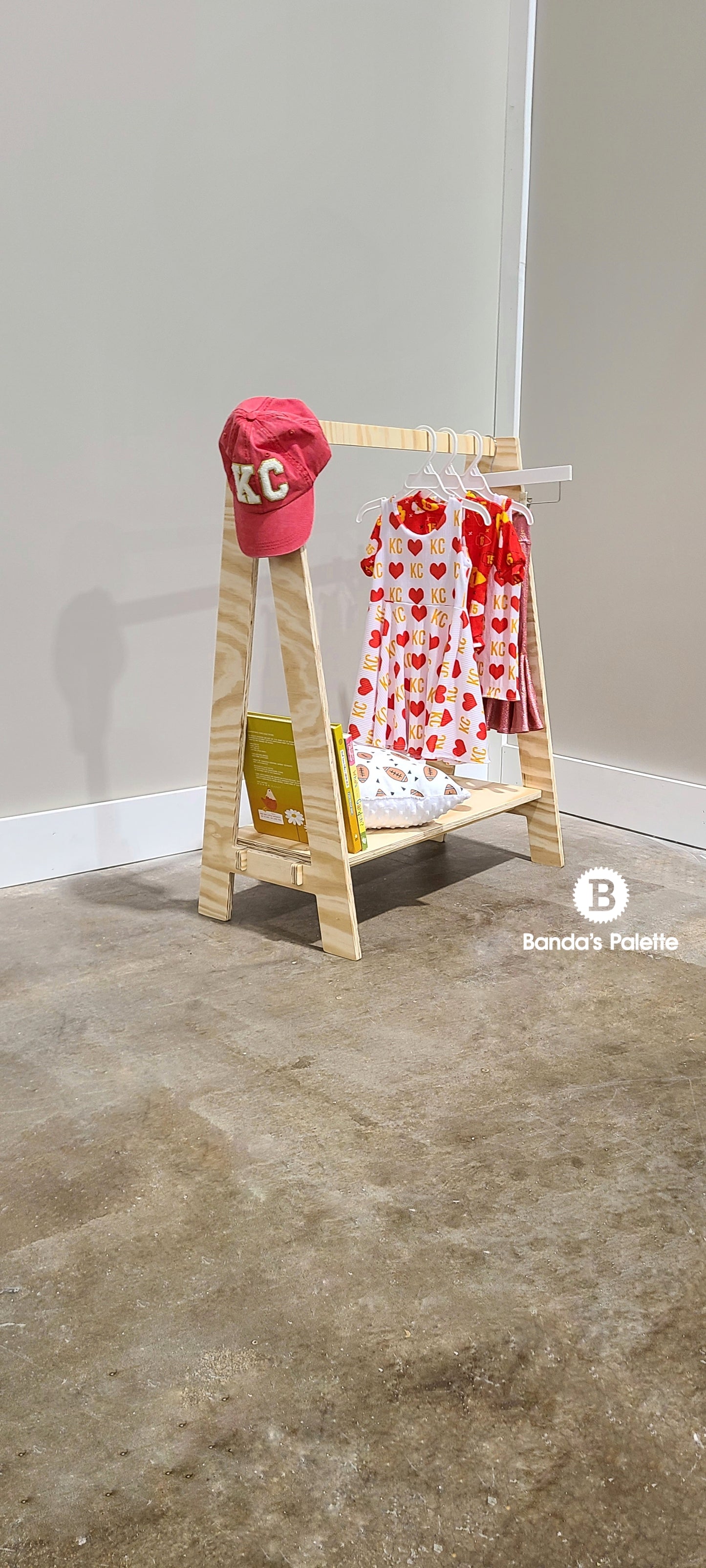 Kids Clothing Rack, Dress Up Storage, Montessori Furniture, Hero Up, Closet, Montessori Rack, Children's Wardrobe , Clothing Rack, Dress Up BandasPalette.com