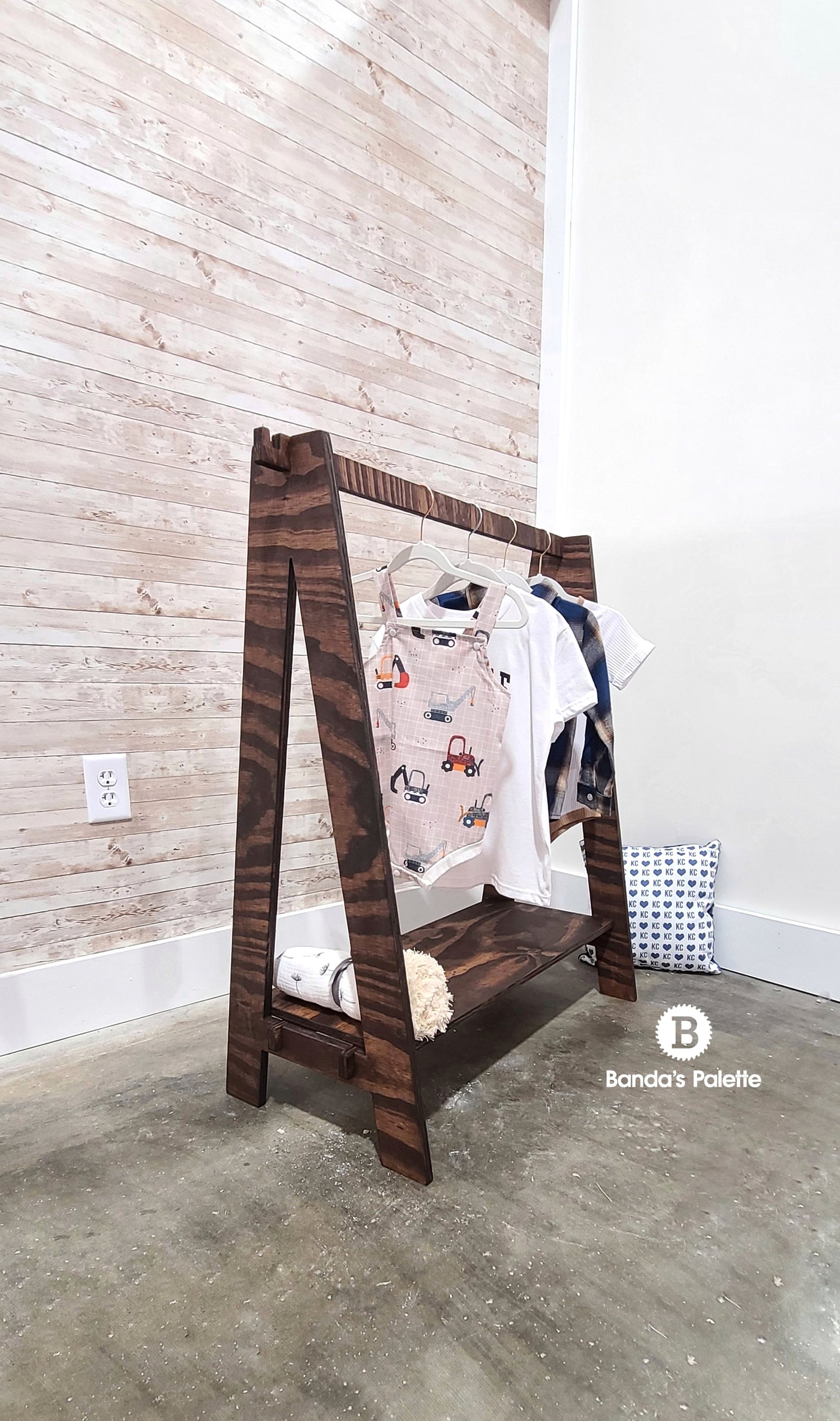 Kids Clothing Rack, Dress Up Storage, Montessori Furniture, Hero Up, Closet, Montessori Rack, Children's Wardrobe , Clothing Rack, Dress Up BandasPalette.com