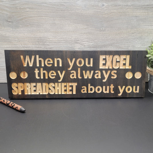 Wood Sign, Carved Wood