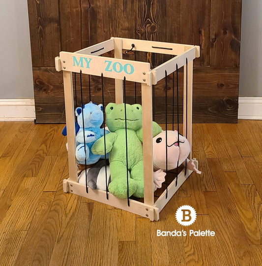 Stuffed Animal Zoo, Stuffed Animal Organizer, Kids Bedroom Storage