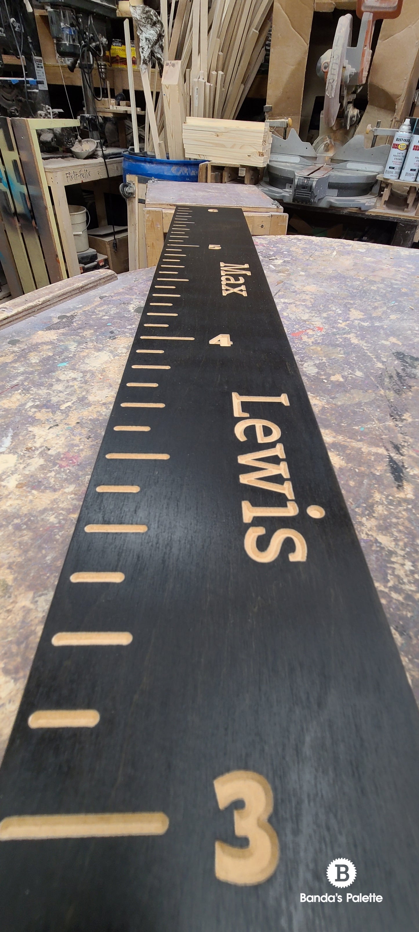 Personalized Wooden Growth Chart Ruler, Kids Growth Ruler, Wood, Engraved Kids Growth Chart, Gift, Christmas Gift, Height Chart for Kids